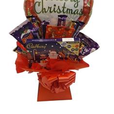 Christmas chocolate and Balloon bouquet