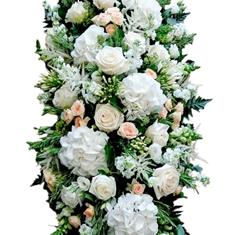 4ft luxury rose and hydrangea arrangement