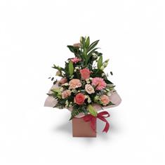 pink radiance box arrangement