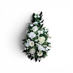 white teardrop