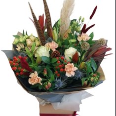 Rustic Autumn hand tied